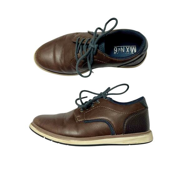 Mix No. 6 Cole Oxford Boys Shoes Size 1 - Picture 1 of 11